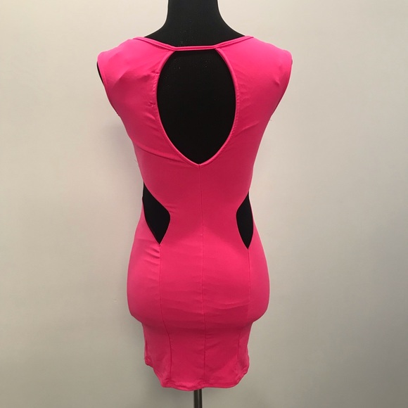 Arden B Pink Bodycon Jersey Dress - Picture 6 of 9